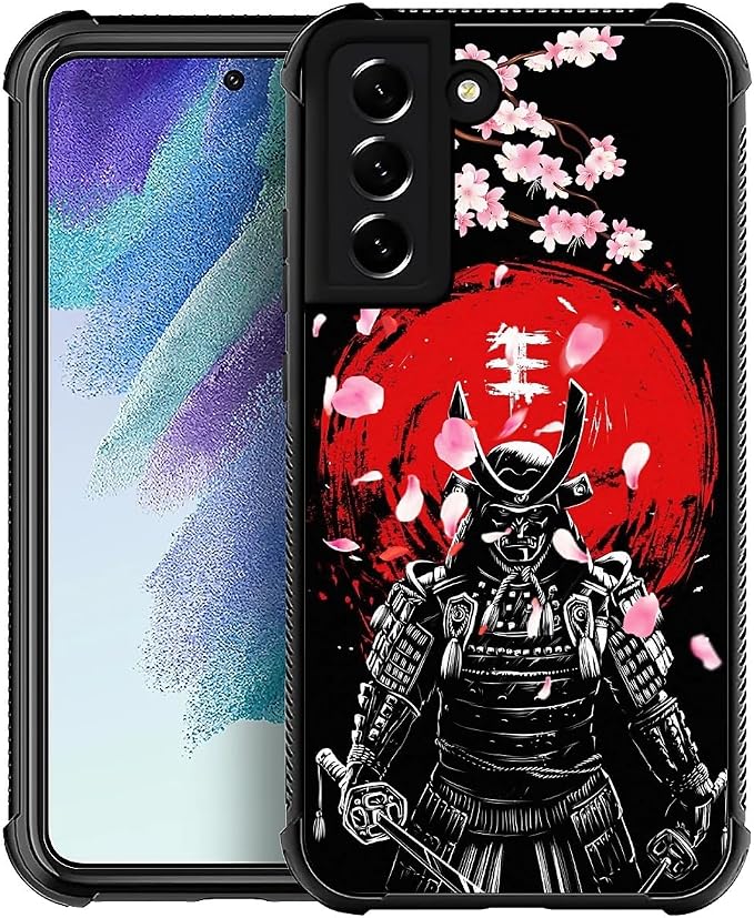 for Samsung Galaxy S21 Plus Case, Sakura Japanese Samurai Pattern Graphic by FKBRCL4U