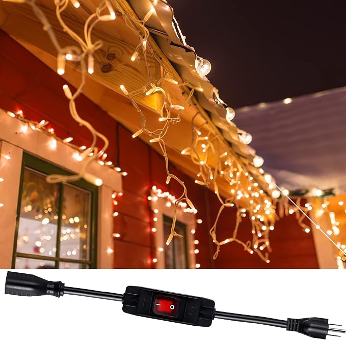 Outdoor Extension Cords with Switch Waterproof Switch 3 Prong Extension Cord - Image 9
