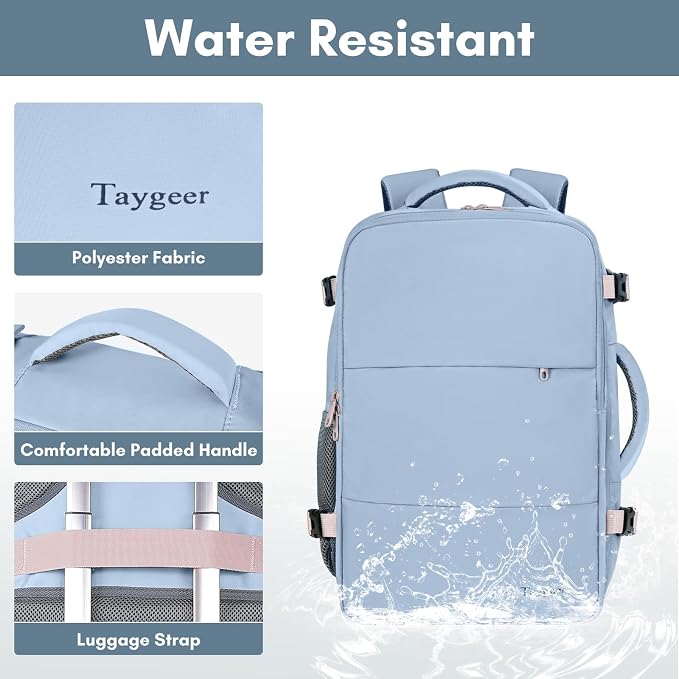 Taygeer Laptop Backpack for Women, TSA Approved Carry On - Image 6