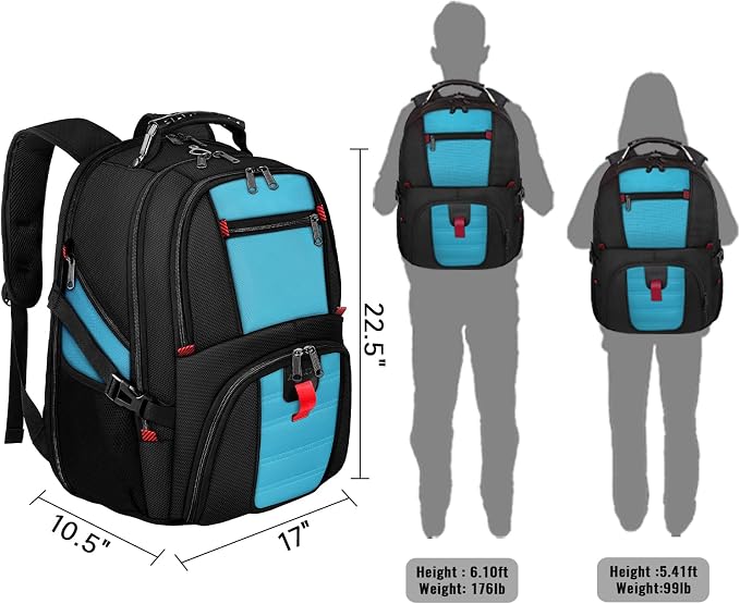 YOREPEK Large Backpack for Men, Extra Large Laptop Backpacks for Men Women - Image 7