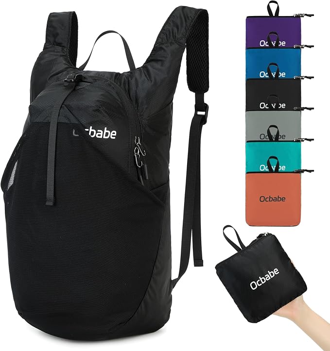 Ultra Lightweight Foldable Backpack, Water Resistant Small Packable Hiking by Unknown