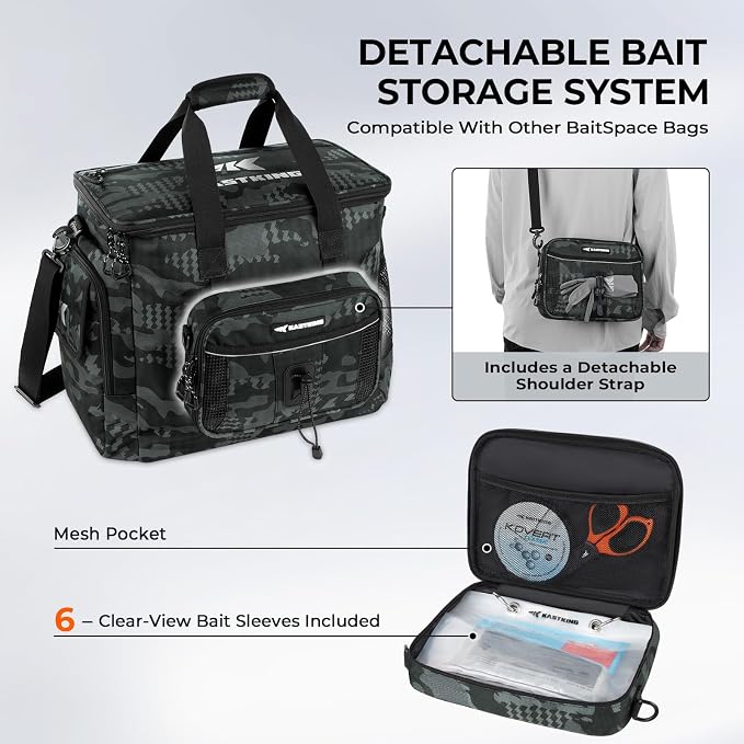 KastKing BaitSpace Fishing Tackle Bag - Image 6
