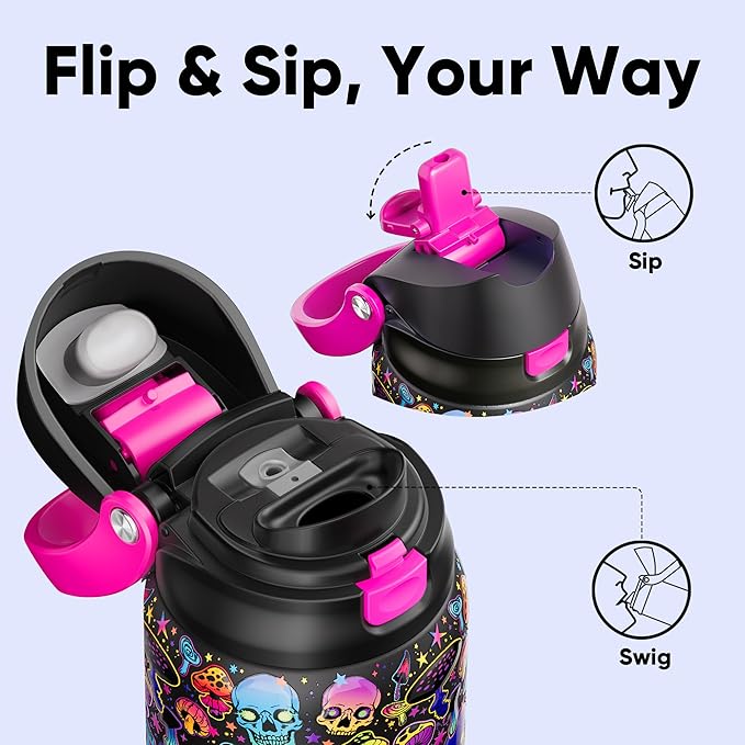 Encool SwiftSip Insulated Stainless Steel Water Bottle - Image 2