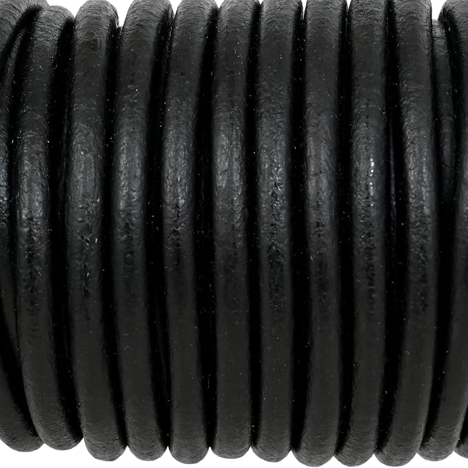GENIQUE Real/Genuine Round Leather String Cord - Image 4