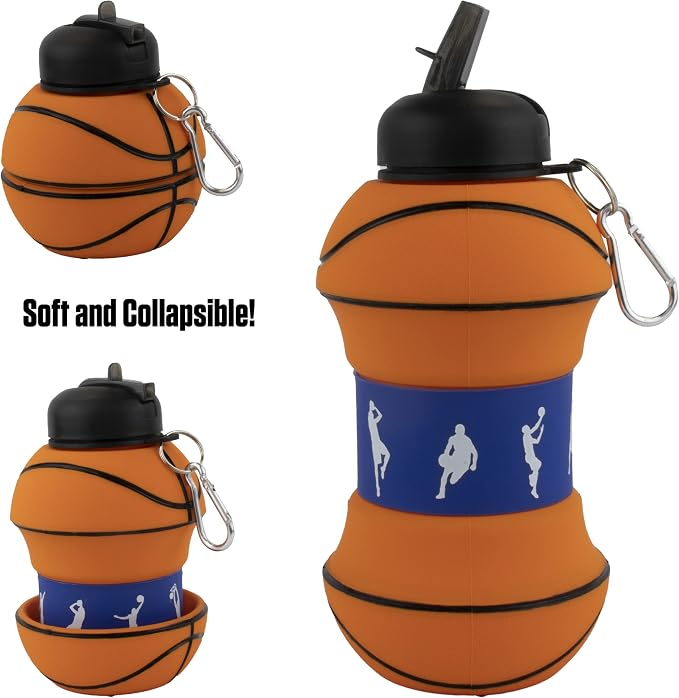 Maccabi Art Clip-On Collapsible 1 Liter, 34 oz. size BPA-Free Silicone - Image 4