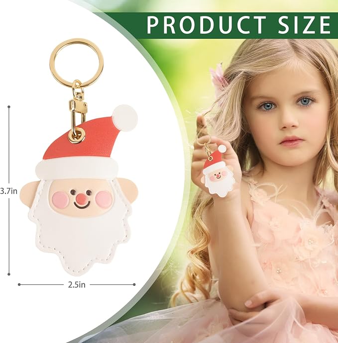 Leather Keychain Case Holder Compatible - Image 2