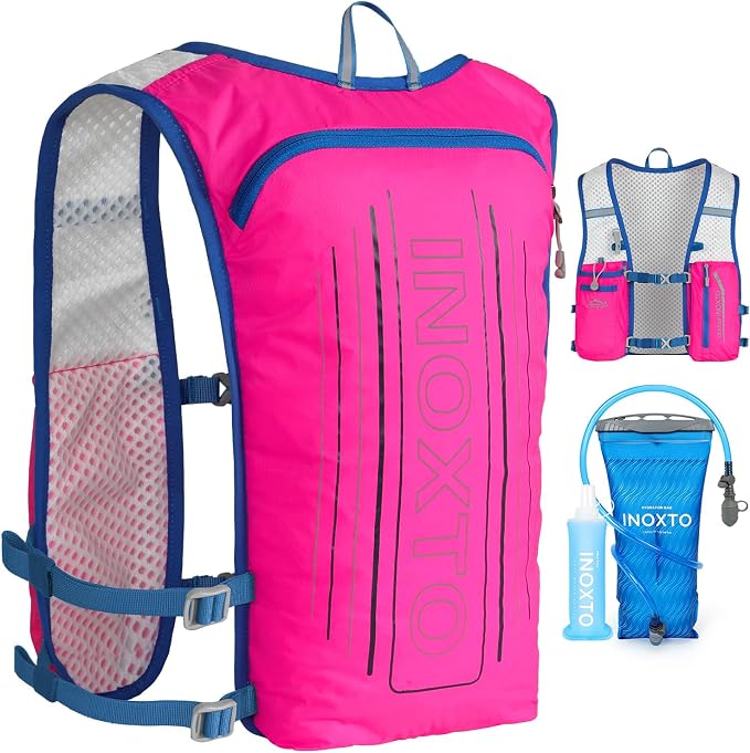 INOXTO Running Hydration Vest Backpack, Lightweight Insulated Pack by INOXTO