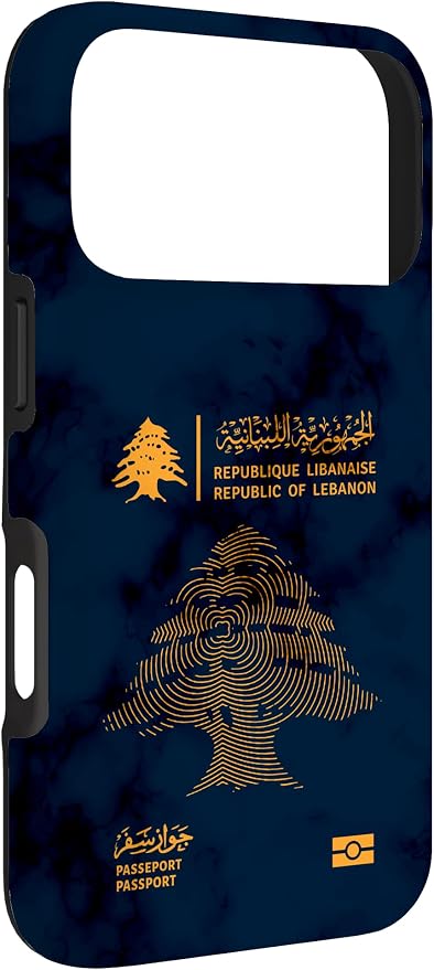 Lebanon, Lebanon Passport, Lebanon Flag, Lebanon map. Case - Image 3