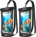 ProCase 2 Pack Floating Waterproof Phone Pouch IPX8, Universal Dry Bag Fits by ProCase