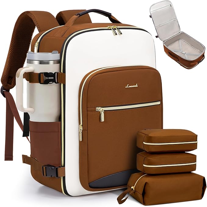 LOVEVOOK 40L Travel Backpack for Women & Men, Airline Approved Carry On Luggage by LOVEVOOK