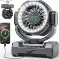 24000mAh Camping Fan, Portable Rechargeable Fan, Battery Powered Fan by Unknown