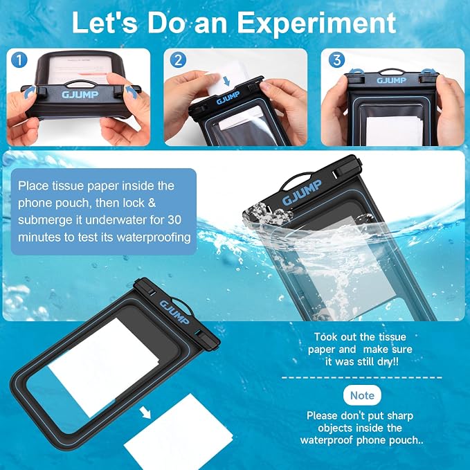 Waterproof Phone Pouch Floating 2 Pack, IP68 Dry Bag Compatible - Image 7