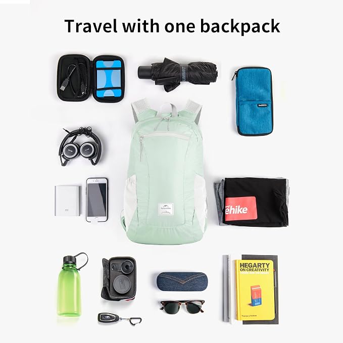 Naturehike 18L Lightweight Hiking Daypack, Waterproof Camping Packable Backpack - Image 4