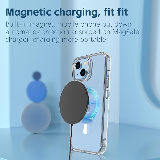 Magnetic Designed for iPhone 15 Plus Case Clear - Image 5