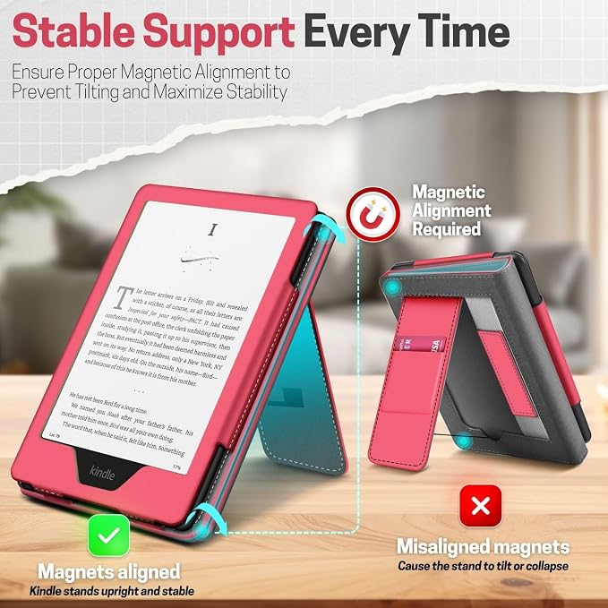 TNP Stand Case for Kindle Paperwhite 12th Generation 2024 / Kindle Colorsoft - Image 8