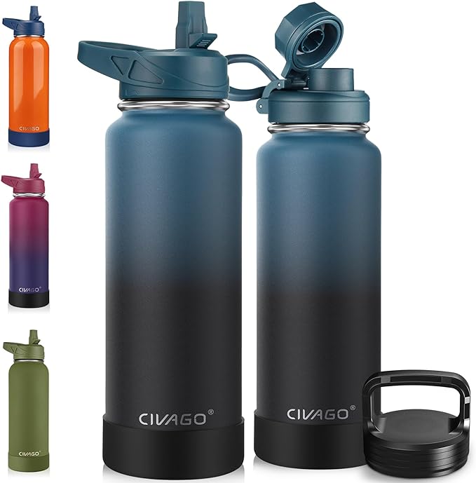 CIVAGO 40 oz Insulated Water Bottle by CIVAGO