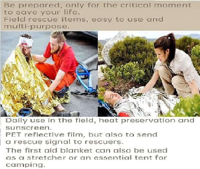 GALAXYLENSE Emergency Mylar Thermal Blanket - Image 4