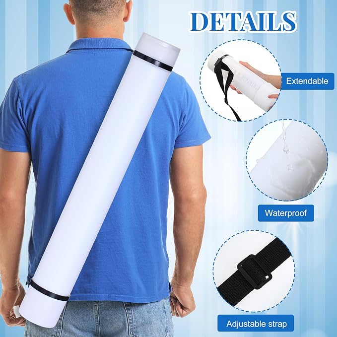 Ireer 6 Pcs Expandable Poster Tube - Image 2