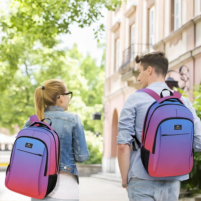 MATEIN Fashion Laptop Backpack 15.6 Inch, Anti Theft Slim Travel Backpack - Image 9