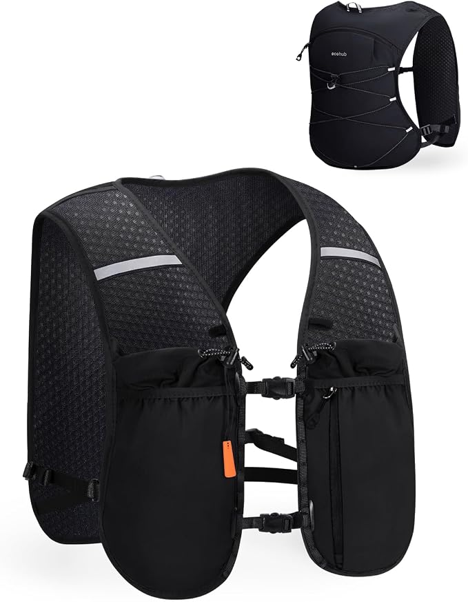 ECOHUB Running Hydration Vest Backpack, Lightweight Hydration Pack Bag Daypack by ECOHUB