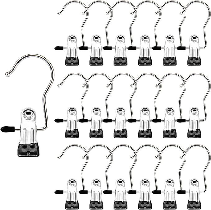 Laundry Hooks Hanging Clips Clothes Pins Closet Hanger Organizer Clamps Socks by MECHEER