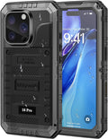 Mitywah Waterproof Case for iPhone 16 Pro, Shockproof Heavy Duty Case by Mitywah