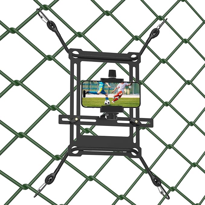 Fence Phone Mount for Baseball Games, Compatible by Gitaobac