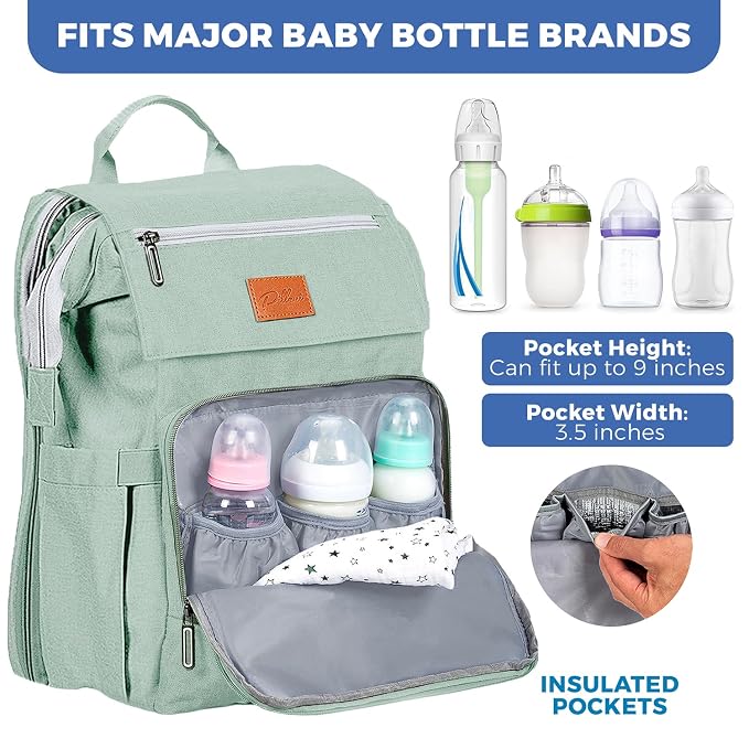 PILLANI Baby Diaper Bag Backpack - Image 4