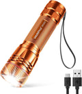 WdtPro Rechargeable Flashlights High Lumens, 1 Pack 10H Long Lasting Super by WdtPro