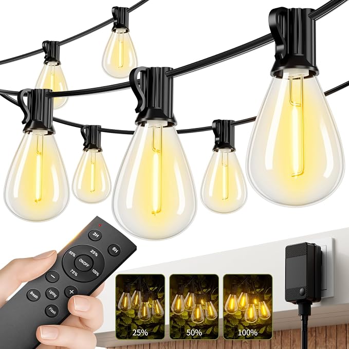 200FT LED Outdoor String Lights by Unknown