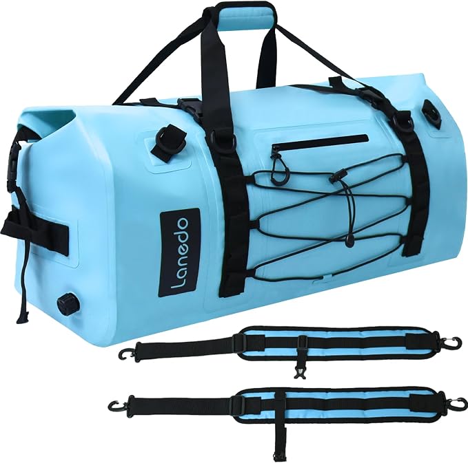 80L Dry Bag Large Waterproof Bag Roll-Top Heavy Duty Fishing Duffel Bag by Lanedo