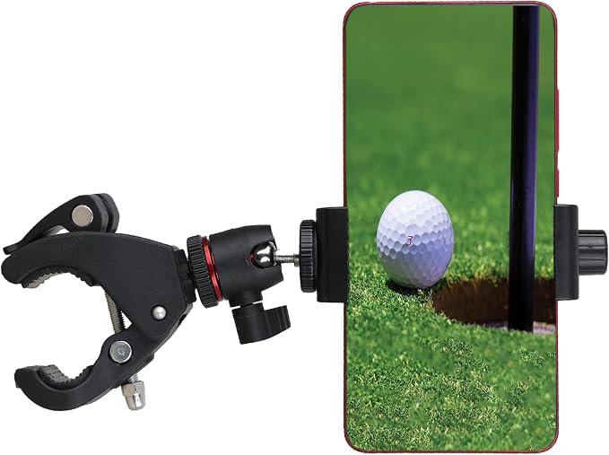 Phone Holder with Clamp for Golf Cart Universal Phone Mount Holder for Bicycle by Hocoder