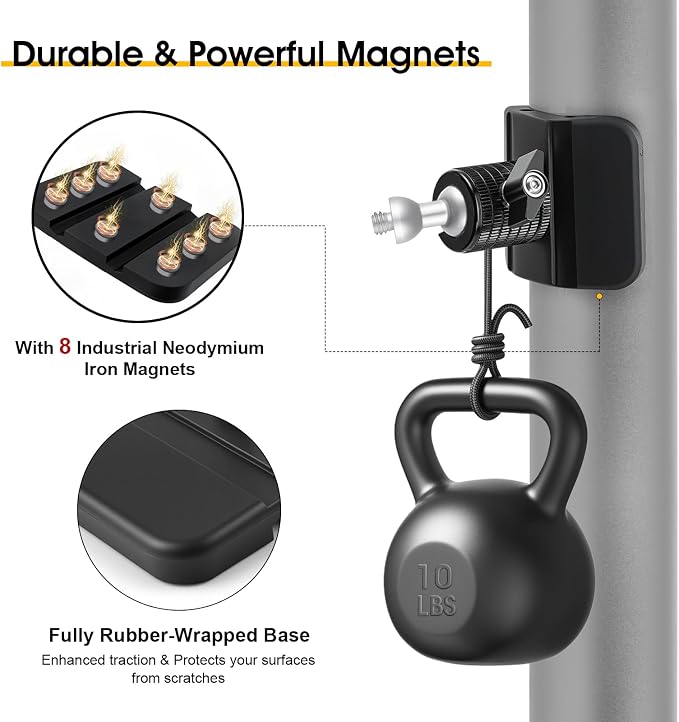 Magnetic Camera Mount with 1/4" Thread - Image 3