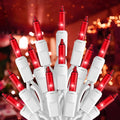 Brightown Red Mini String Lights, 100-Count 26.5ft Incandescent Bulb by Brightown