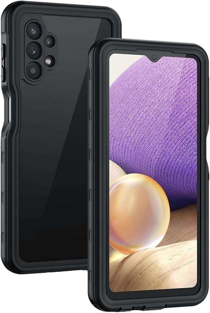 Lanhiem for Samsung Galaxy A32 5G Phone Case, IP68 Waterproof Dustproof Case by LanhiemHome