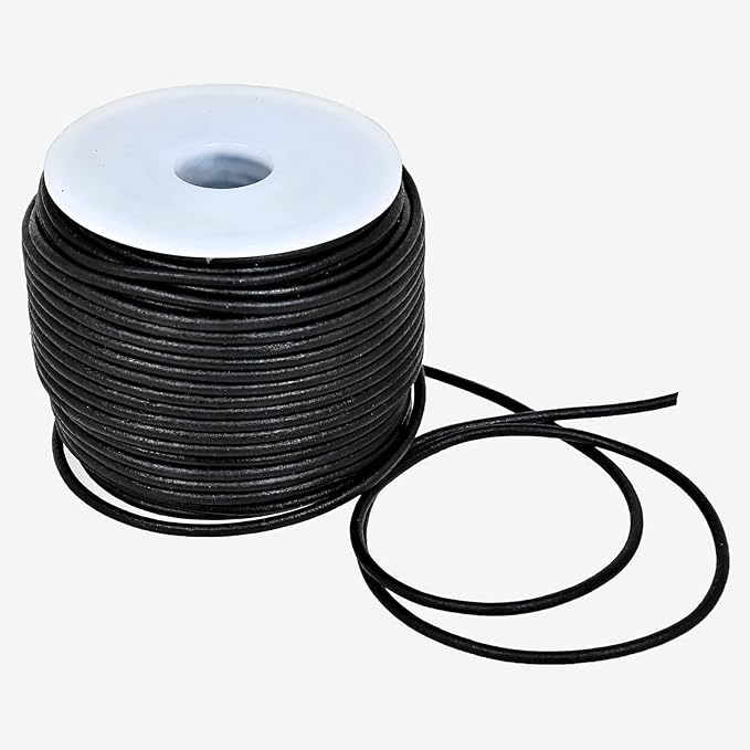 GENIQUE Real/Genuine Round Leather String Cord - Image 4