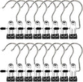 Boot Hangers Clips, 16 Pack Laundry Hooks Hanging Clips Clothes Pins Closet by MECHEER