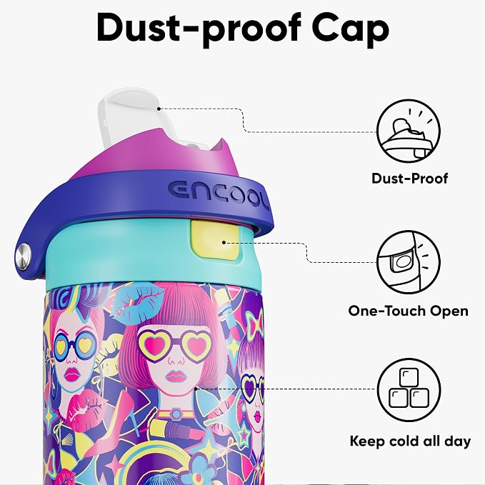 ENCOOL Leakproof Insulated Water Bottle - Image 2