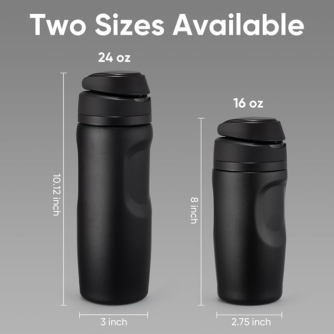 Fijinhom 16 oz Insulated Water Bottle, Stainless Steel Sports Water Bottle - Image 4