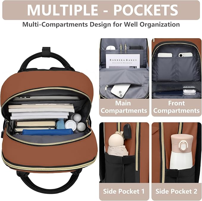 Laptop Backpack for Women Work Bag - Image 3