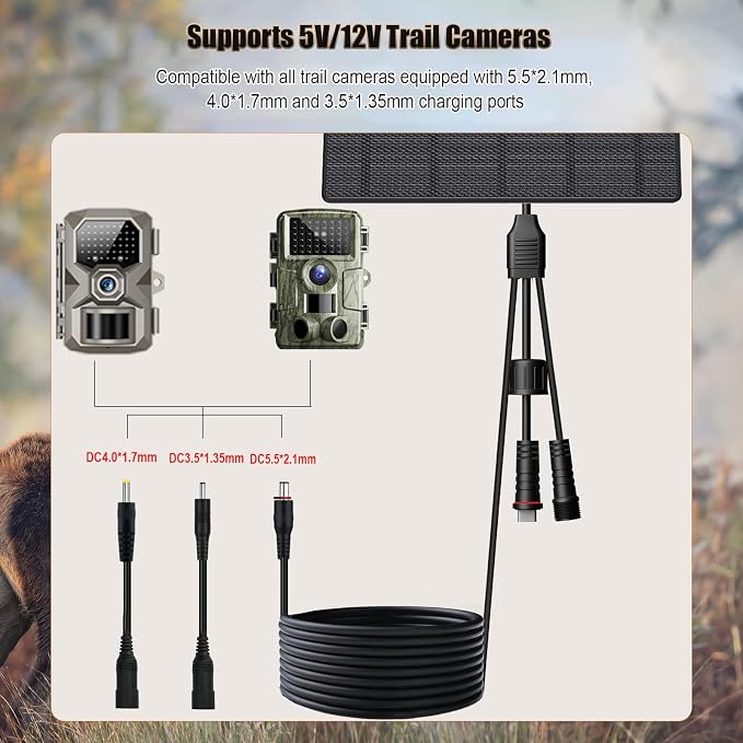 Zivif 10W Trail Camera Solar Charger - Image 3