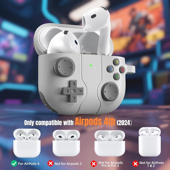 Getino Game Case for AirPods 4 2024 Cover - Image 2