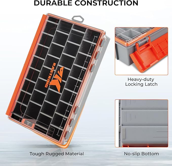 KastKing HyperSeal Waterproof Tackle Box, 3700 Deep Tackle Trays, Fishing - Image 6