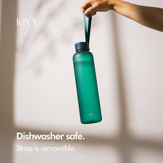 KIVY Slim Water Bottle 32oz Fits Backpack & Cupholder - Image 3