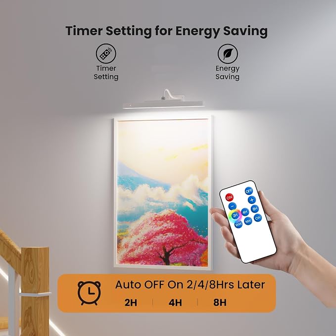 Cordless White Picture Lights for Wall Artworks - Image 7
