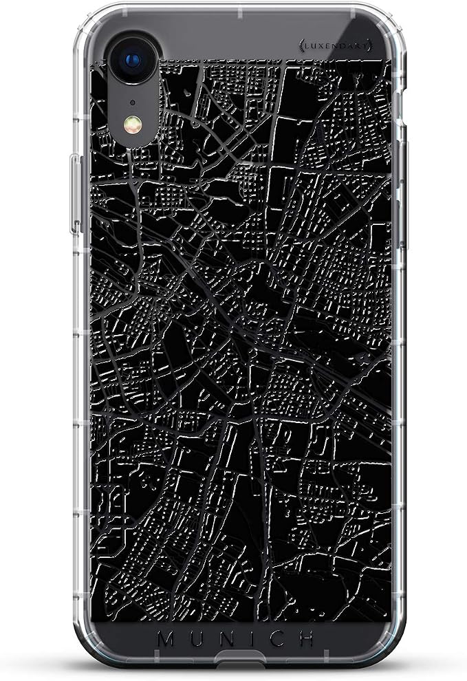 Munich Streets Map | Luxendary Air Series Clear Silicone Case - Image 2