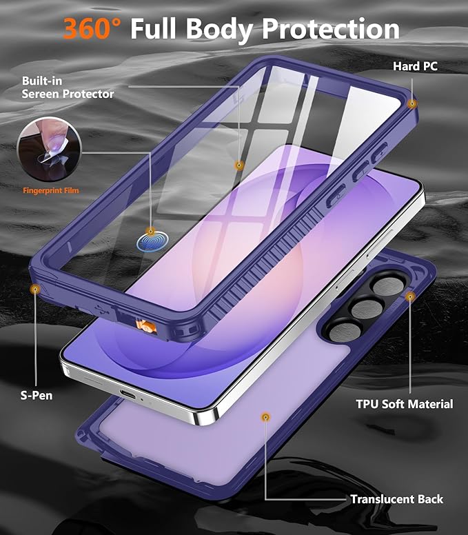 Temdan Designed for Samsung Galaxy S26 Ultra Case Waterproof, Built-in Lens & - Image 4