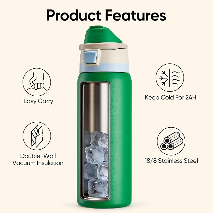 Fijinhom 32 oz Insulated Water Bottle - Image 6