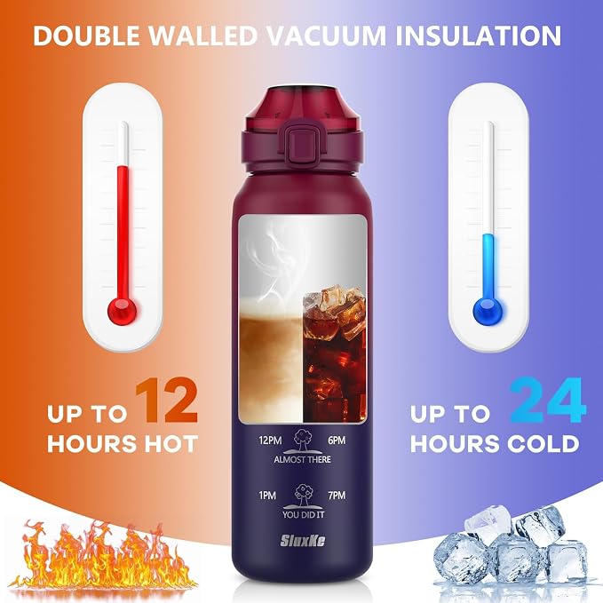SLUXKE Insulated Water Bottle 17oz - Image 4