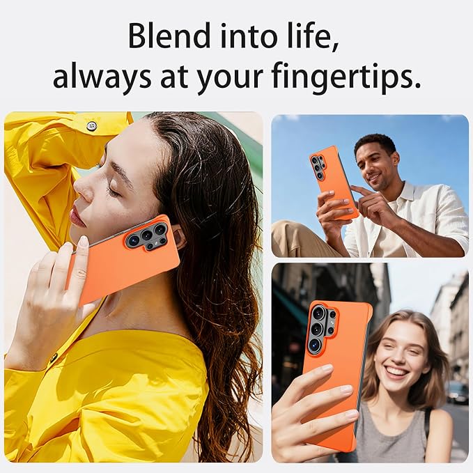 GRECAZO Slim Borderless for Samsung Galaxy S26 Phone Case 6.3" Ultra-Thin - Image 7